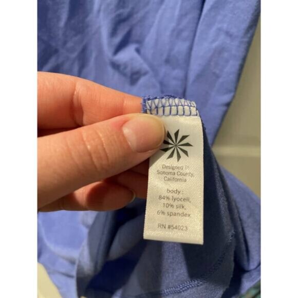 Athleta Purple Knit Dress Peek A Boo Back Womens Size‎ XS - Picture 5 of 6